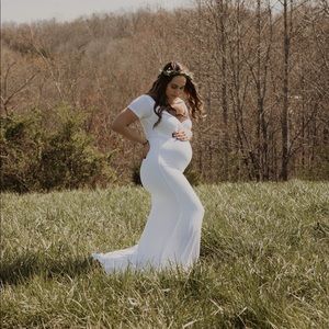 Sexy mama maternity dress